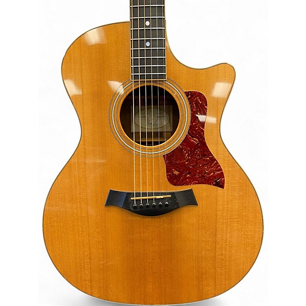 Used 2002 Taylor 414-CE LTD Natural Acoustic Electric Guitar