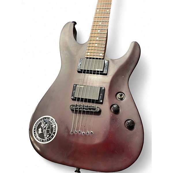 Used Schecter Guitar Research Omen 6 red Solid Body Electric Guitar