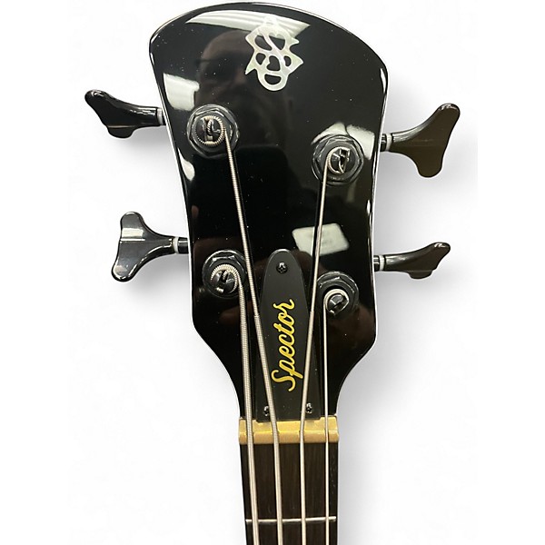 Used Spector NS ETHOS SPARKEL WHITE Electric Bass Guitar