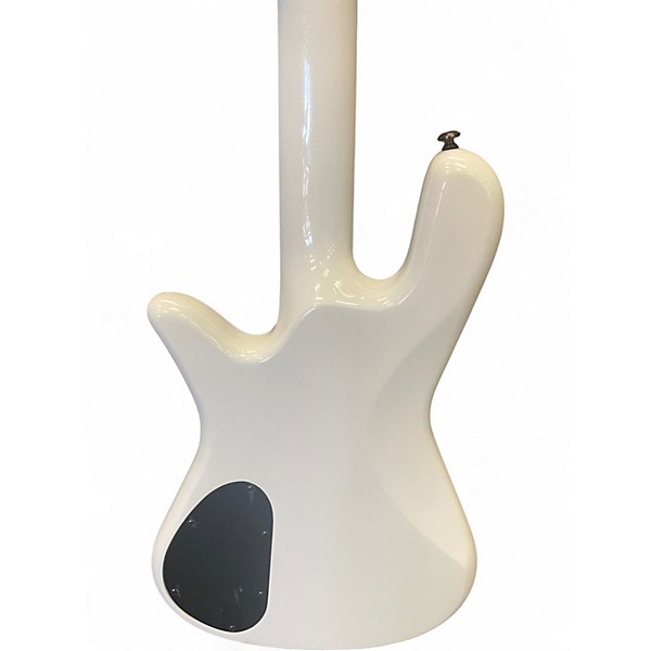 Used Spector NS ETHOS SPARKEL WHITE Electric Bass Guitar