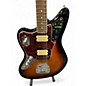 Used Fender Kurt Cobain Signature Jaguar Left Handed 3 Color Sunburst Electric Guitar