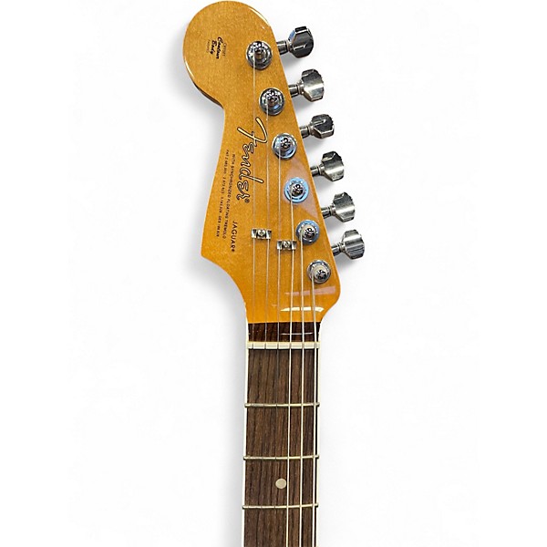 Used Fender Kurt Cobain Signature Jaguar Left Handed 3 Color Sunburst Electric Guitar