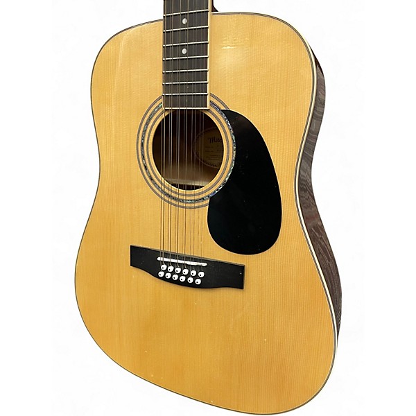 Used Mitchell D120S12 Natural 12 String Acoustic Electric Guitar