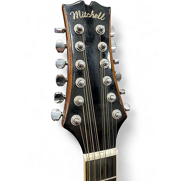 Used Mitchell D120S12 Natural 12 String Acoustic Electric Guitar