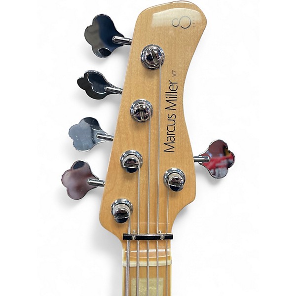Used Sire MARCUS MILLER  WHITE Electric Bass Guitar