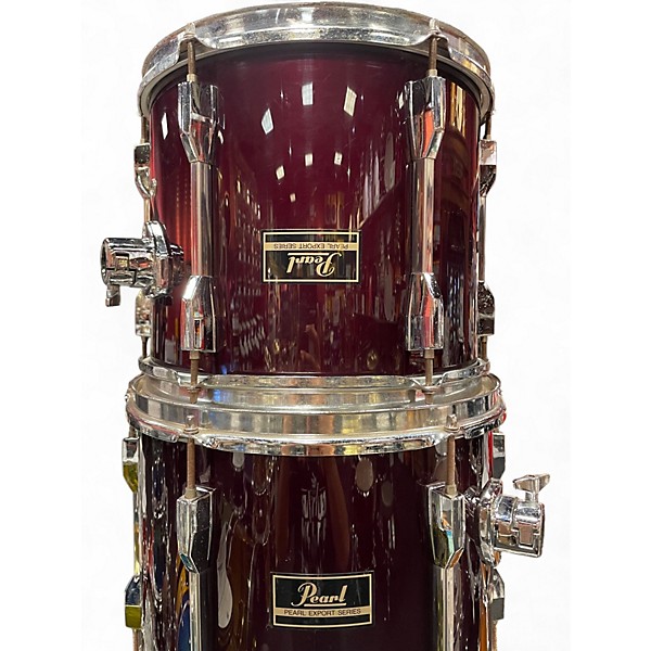 Used Pearl 5 Piece Export Midnight Wine Drum Kit