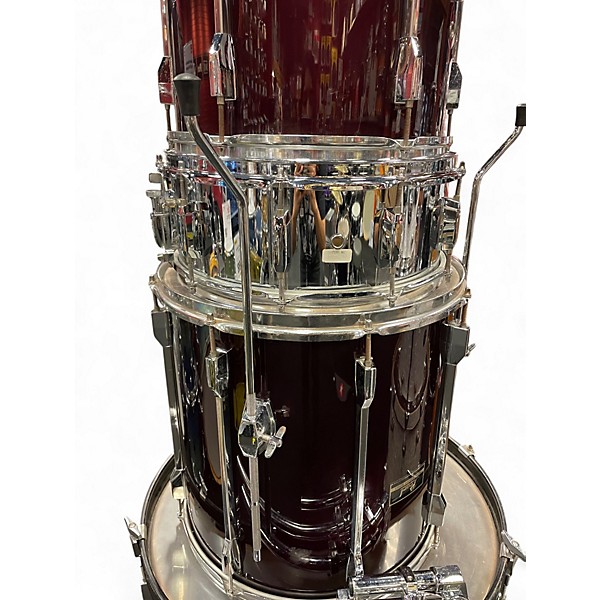 Used Pearl 5 Piece Export Midnight Wine Drum Kit