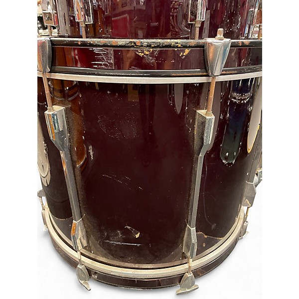 Used Pearl 5 Piece Export Midnight Wine Drum Kit