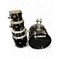 Used 2010s Yamaha 5 Piece Tour Custom Black Drum Kit thumbnail