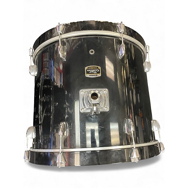 Used 2010s Yamaha 5 Piece Tour Custom Black Drum Kit