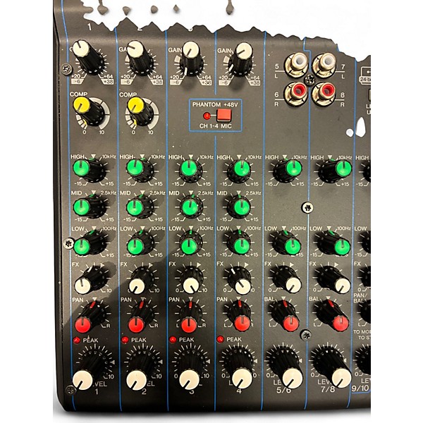 Used Yamaha MG10XU 10 Channel Mixer with Effects Unpowered Mixer