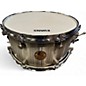 Used Honest Abe 14X6 ROLLED ALUMINUM SNARE SILVER Drum thumbnail