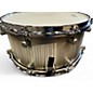 Used Honest Abe 14X6 ROLLED ALUMINUM SNARE SILVER Drum