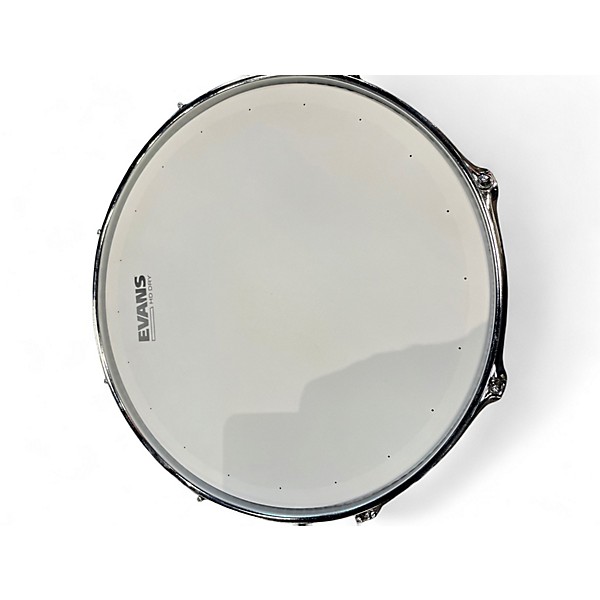 Used Honest Abe 14X6 ROLLED ALUMINUM SNARE SILVER Drum