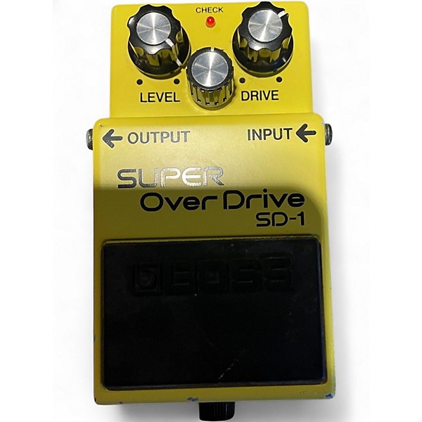 Used BOSS SD1 Super Overdrive Effect Pedal