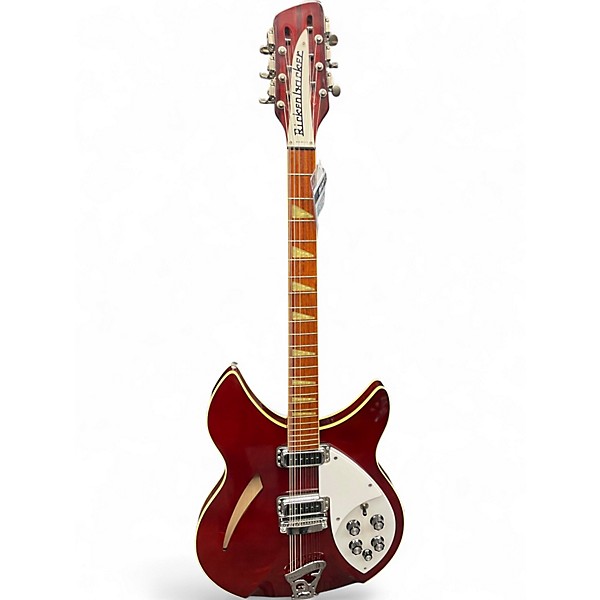 Vintage 1975 Rickenbacker 330/12 Cherry Hollow Body Electric Guitar