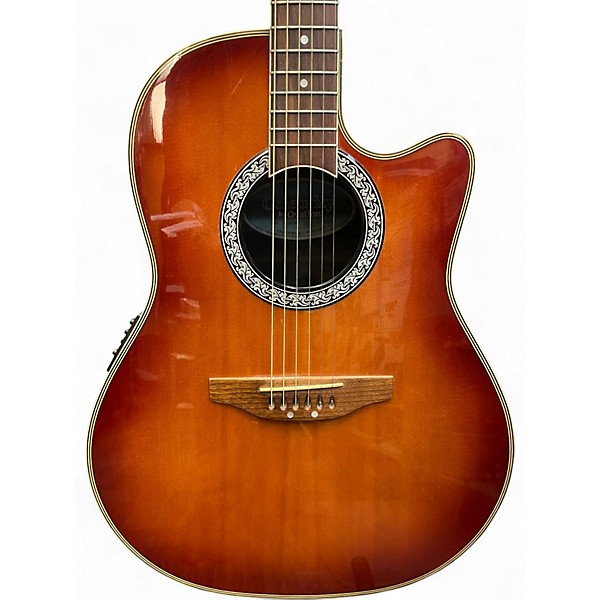 Used Ovation CC057 CELEBRITY Sunburst Acoustic Electric Guitar
