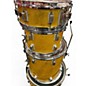 Vintage 1960s Trixon 4 Piece Luxus Yellow Sparkle Drum Kit