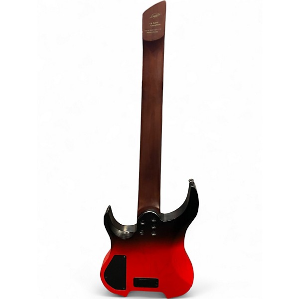 Used Legator Ghost Performance 7 Crimson Red Burst Solid Body Electric Guitar
