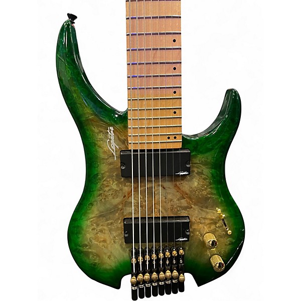 Used Legator Ghost Performance 8 Emerald Green Solid Body Electric Guitar