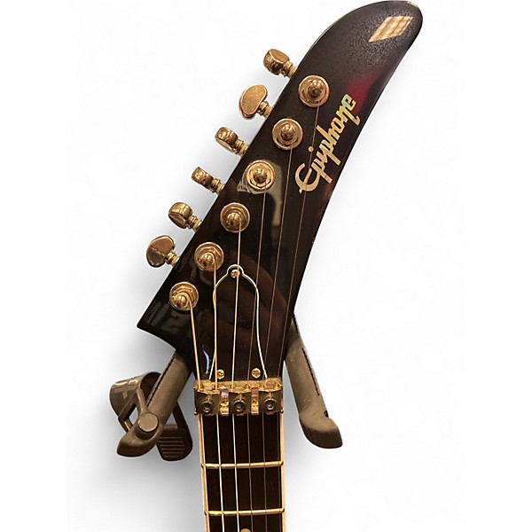 Used Epiphone Brendon Small Ghosthorse Explorer  Galaktikon burst Solid Body Electric Guitar