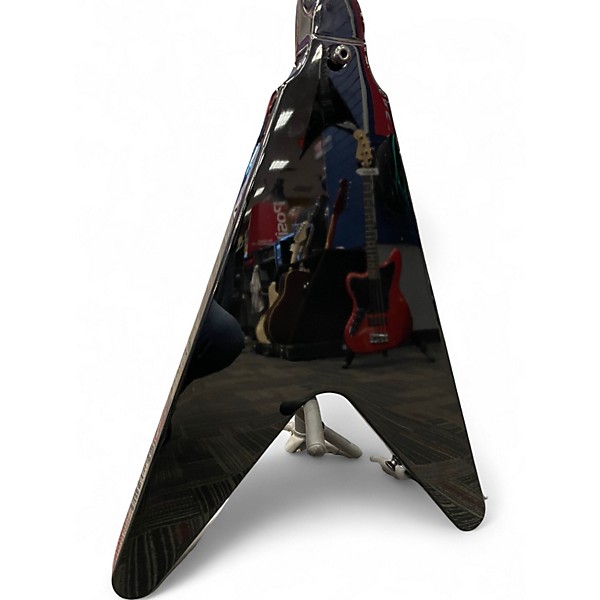 Used Epiphone HENDRIX "Love Drops" Flying V LOVE DROP PAINT Solid Body Electric Guitar