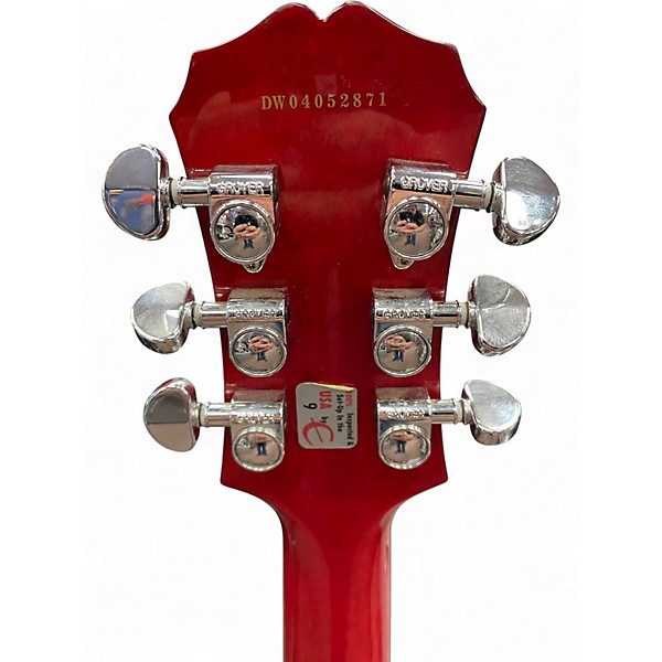 Used Epiphone Les Paul Standard Trans Red Solid Body Electric Guitar