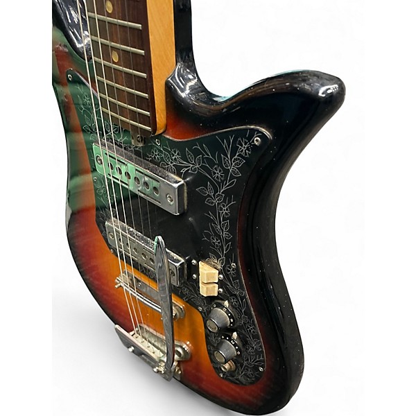Used Teisco ET-200 3 Tone Sunburst Solid Body Electric Guitar