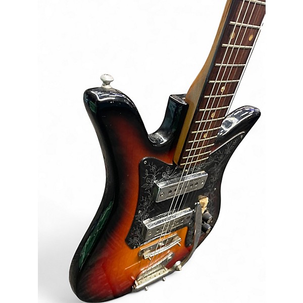 Used Teisco ET-200 3 Tone Sunburst Solid Body Electric Guitar