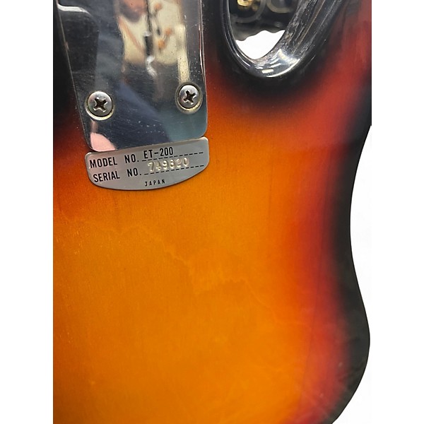 Used Teisco ET-200 3 Tone Sunburst Solid Body Electric Guitar