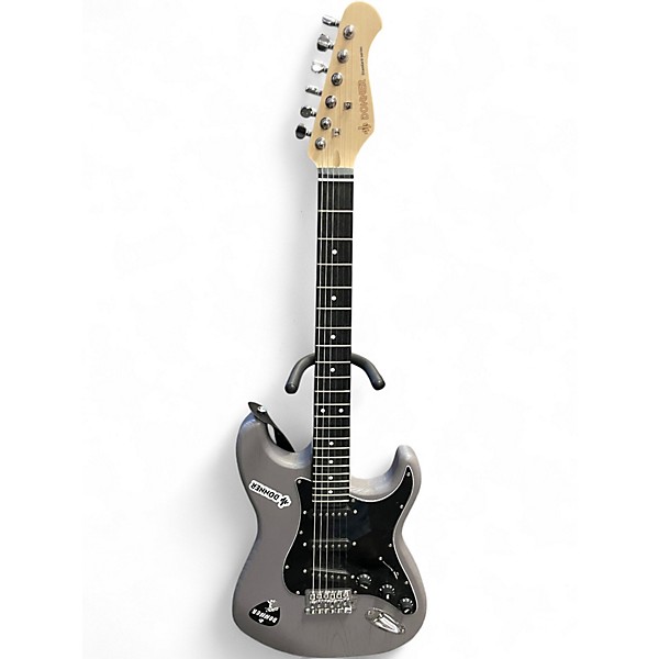 Used Donner Standard Series Gray Solid Body Electric Guitar