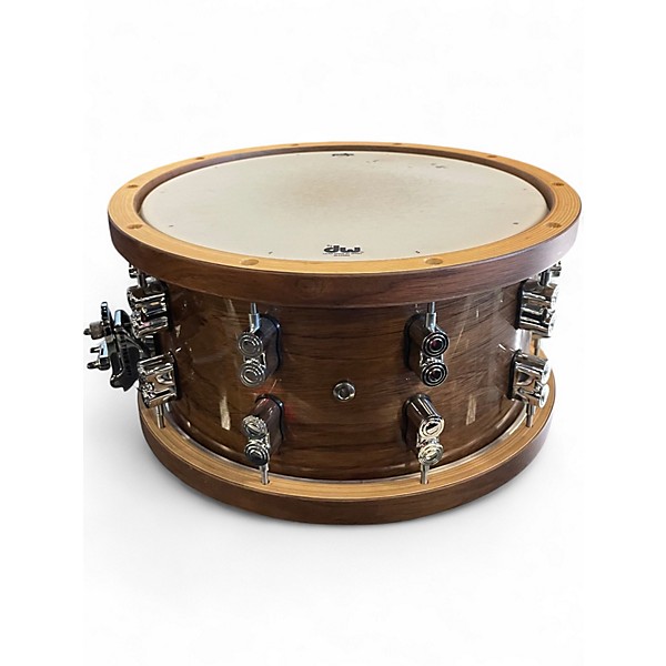 Used PDP by DW 14in Limited-Edition Dark Stain Maple and Walnut Snare Walnut Drum