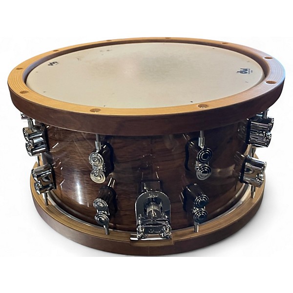 Used PDP by DW 14in Limited-Edition Dark Stain Maple and Walnut Snare Walnut Drum