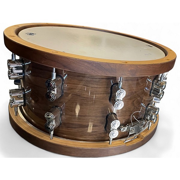 Used PDP by DW 14in Limited-Edition Dark Stain Maple and Walnut Snare Walnut Drum