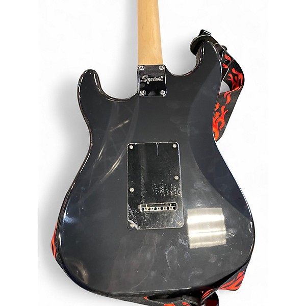 Used Squier Affinity Stratocaster Black Solid Body Electric Guitar