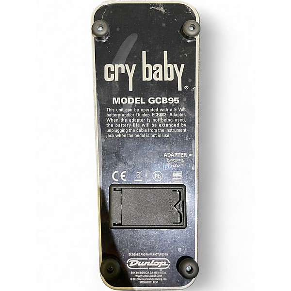 Used Dunlop GCB95 Original Crybaby Wah Effect Pedal
