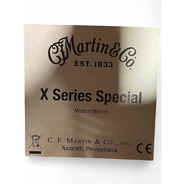Used Martin DX2E Natural Acoustic Electric Guitar