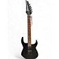 Used Ibanez RGRT421 WEATHERED BLACK Solid Body Electric Guitar thumbnail