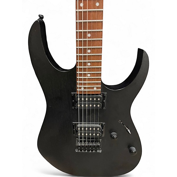 Used Ibanez RGRT421 WEATHERED BLACK Solid Body Electric Guitar