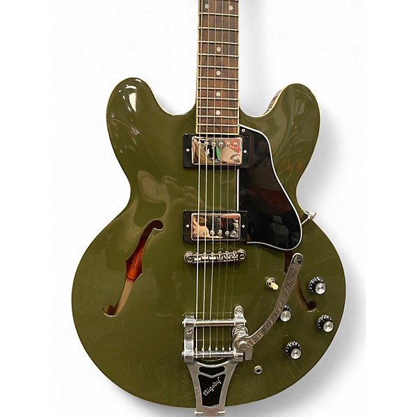 Used Epiphone ES335 IG Green Hollow Body Electric Guitar