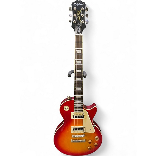 Used Epiphone Les Paul Traditional Pro Cherry Sunburst Solid Body Electric Guitar