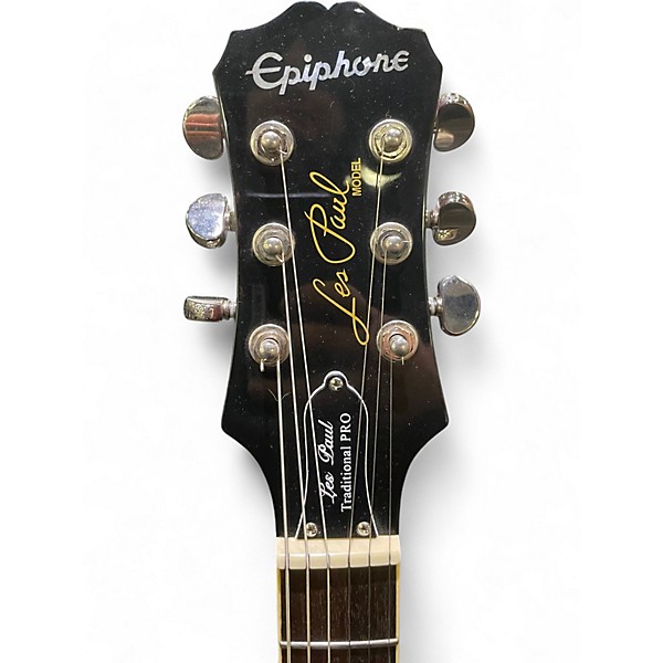 Used Epiphone Les Paul Traditional Pro Cherry Sunburst Solid Body Electric Guitar