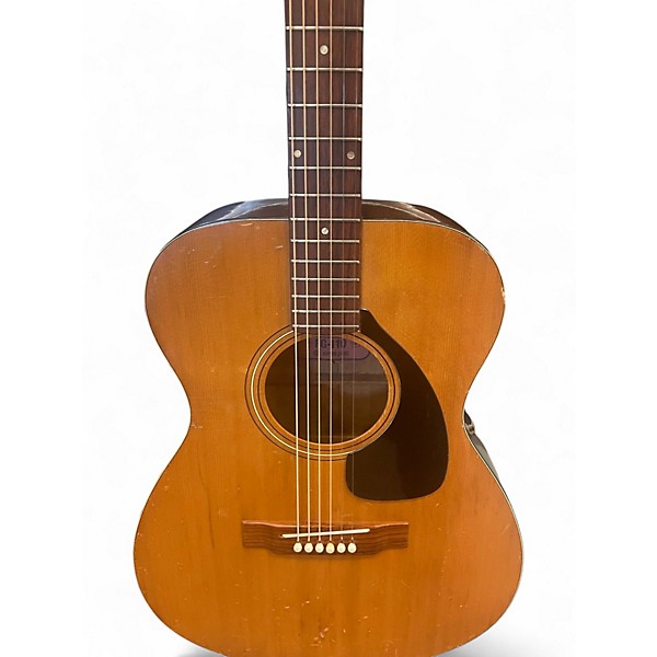 Used Yamaha fg110 red label Natural Acoustic Guitar