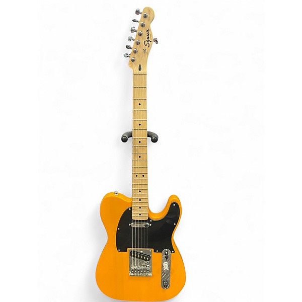 Used Squier Sonic Telecaster Butterscotch Blonde Solid Body Electric Guitar