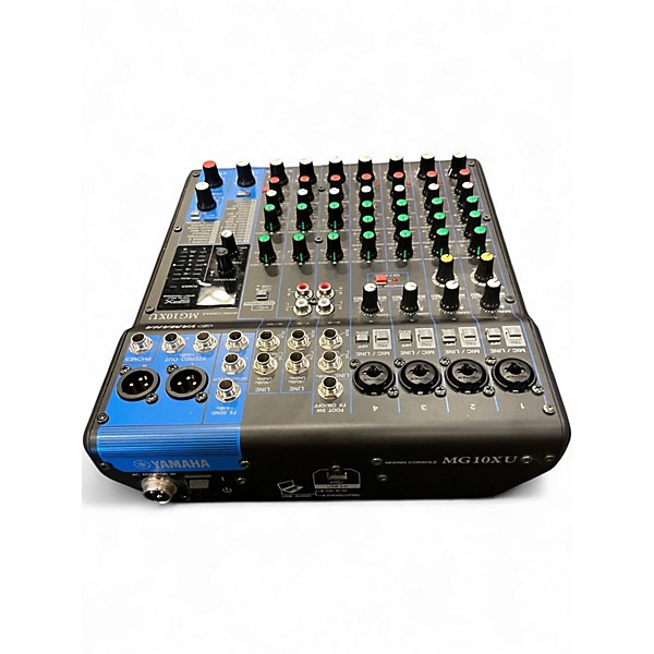 Used Yamaha MG10XU 10 Channel Mixer with Effects Unpowered Mixer