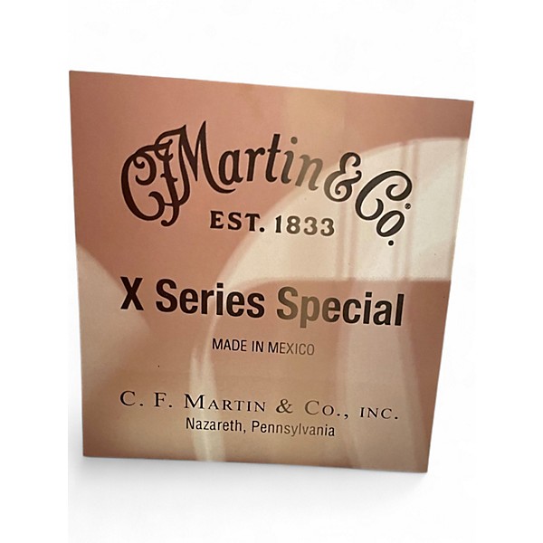 Used Martin X SERIES SPECIAL Natural Acoustic Guitar