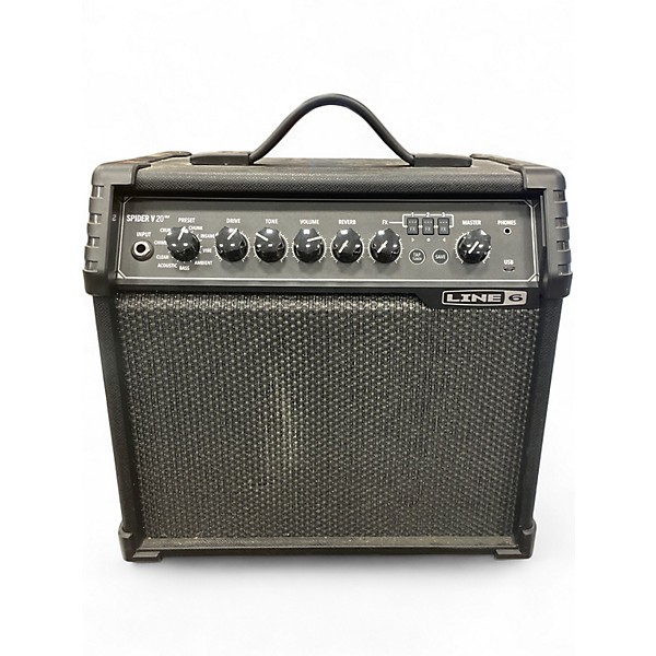 Used Line 6 Spider V 20 MkII 20w 1x8 Guitar Combo Amp