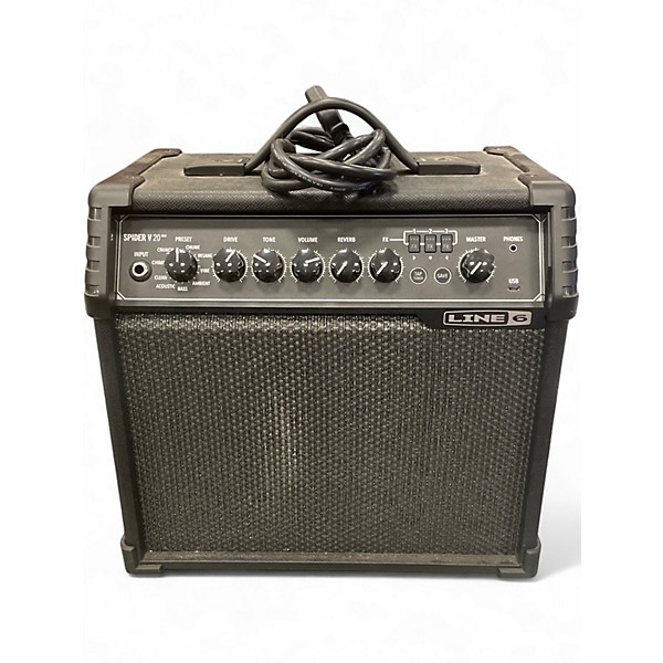 Used Line 6 Spider V 20 MkII 20w 1x8 Guitar Combo Amp