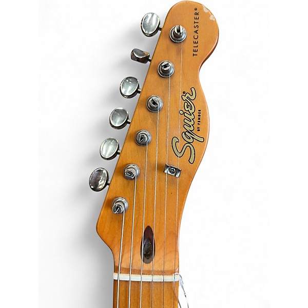 Used Squier 40th Anniversary Vintage Edition Telecaster Butterscotch Solid Body Electric Guitar