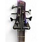 Used Ibanez SR505 5 String Black Aurora Burst Electric Bass Guitar